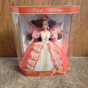 NIB Vintage 1997 Happy Holidays Special Edition Barbie Doll 10th Anniversary